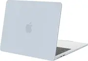 MOSISO Compatible with MacBook Air 13 inch Case 2025 2024 2023 2022 Release M4 A3240 M3 A3113 M2 A2681, Protective Plastic Hard Shell Cover Compatible with MacBook Air 13.6 inch Case, Baby Blue