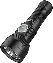 LUMINTOP GT Nano Keychain Torch 450 Lumens Rechargeable Mini Flashlight 300 Meters Beam Distance Compact Flashlight Everyday Carry Flashlights with Single 10180 Li-ion Battery