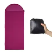 Sleeping Bag Liner Single Sleeping Bag for Camping Travel Rose Red 90.55"x35.43"