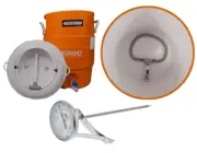 5 Gallon Mash Tun With Hot Liquor Tank Parts Kit