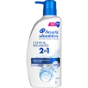 Head & Shoulders 2-in-1 Shampoo & Conditioner Clean & Balanced 750mL