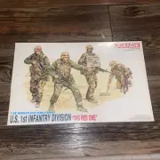 U.S. 1ST INFANTRY DIVISION "BIG RED ONE" - DML DRAGON 1/35 MODEL KIT - 3015 NIB