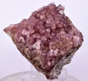 6.6cms COBALTOAN CALCITE SHINY CRYSTAL MOROCCO MINERAL SPECIMEN GB72