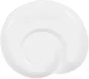 OFFSCH Ceramic Divided Dumpling Plate with Sauce Compartment Unique Shell Design Breakfast Dinner Plate for Appetizers Parties Weddings and Housewarmings