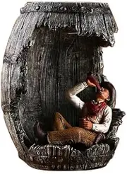 Cowboy Wine Barrel Home Living Room Restaurant Decoration Crafts/2059