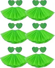 [NSODREEM] 6 PCS Adult Tutus Skirts for Women Girls Tutu Skirt Elastic Tulle Tutu Colored Tutus for Dance Runners Halloween Party