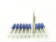Tungsten Solid Carbide 1/8 3.175/4/6mm Metal Engraving Bit 0.1mm/0.2mm Router