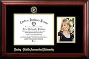 NCAA Embry Riddle Eagles Unisex Embry Riddle University 11 x 8.5 Inches Gold Embossed Diploma Frame with 5 x 7 Inches Portrait Gold Embossed Diploma Frame with 5 x 7 Inches Portrait Brown One Size