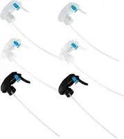 MERRYHAPY 24/410 Neck Trigger Sprayer Nozzle 6pcs Plastic Replacement Heads Sprayer Nozzle for Essential Oils Aromatherapy