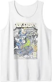 [Disney] Pixar Toy Story Woody & Buzz Battle Comic Book Cover Tank Top