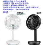 土兒技研-6吋USB充電扇電風扇自動搖頭扇6寸桌扇USB直立扇6吋風扇USB風扇DC電扇USB電扇立式電扇