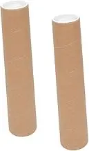 HEALLILY 2pcs Sturdy Poster Mailing Tubes Storage Tubes for Artwork Documents Art Prints Convenient Shipping with End Caps
