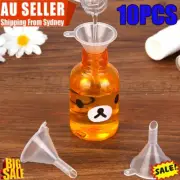 10x Mini Funnel Plastic Small funnel For perfume kitchen Set Filling 6J