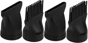 HANABASS 4pcs Hair Dryer Accessories Professional Styling Nozzles Diffusers for Hair Care Travel Friendly Blow Dryer Attachments Compatible with Brands