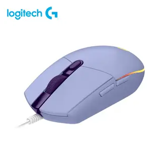 羅技 logitech G G102 炫彩遊戲滑鼠-紫