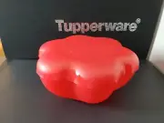 Tupperware Chip N Dip Bowl Container (Dip Bowl not included) in Red New !