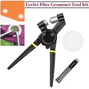5.5mm Eyelet Punch Kit Hole Punch Pliers Grommet Machine Hand Press Tool