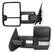 For 14-18 Chevy GMC Tow Mirrors Power Heated Clearance Dynamic LED Signal (for: Chevrolet)
