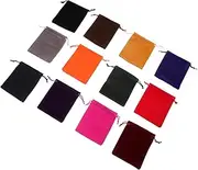 BESPORTBLE 48pcs Durable Drawstring Jewelry Pouches Soft Lint Storage Bags for Small Items Wedding Favors Candy Bags and Daily Use Colors Stylish Functional Design