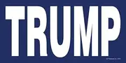 Trump 2024 Car Magnet Trump – GOP Conservative Car Decal 4 x 8 inch Bumper Sticker, Waterproof & UV Resistant, Trump Vance Supporter (SJT87131)