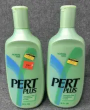 Vintage 80s Pert Plus Shampoo Plus Conditioner In One Normal Hair 15oz Lot Of 2.