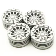 4PCS 1.9" Metal Beadlock Wheel Rims For SCX10 RC4WD CC01 D90 1:10 RC Crawler
