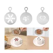 Coffee Decorating Cake Stamping Decorating Stencil for Mousse Powder Cookie