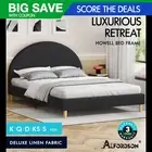 ALFORDSON Bed Frame Queen Double King Single Mattress Base Platform Fabric