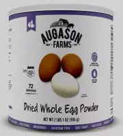 Augason Farms dried whole egg powder 72 servings survival prepper 2lbs 1oz food
