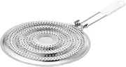 HEALEEP Induction Cooktop Pot Rack Heat Diffuser Heat Converter Disk Metal Plate Adapter Kitchen Storage Rack for Energy Saving