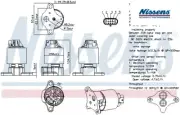 EGR GAS RECIRCULATION VALVE NIS98187 NISSENS I
