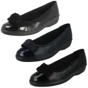 Ladies Padders Slip On Wedge Shoes Orient