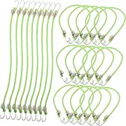 LOORGVEL 50pcs Small Adjustable Mini Latex Luggage Straps with Hooks Travel Friendly Bungee Cord for Camping Cargo Tent and Luggage Use Lightweight Elastic Straps for Secure Attachment