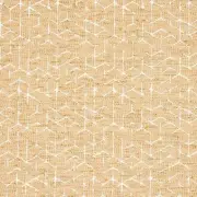 Schumacher Deconstructed Block Fabric- Coleridge Jacquard / Camel 0.75 yds 80122