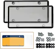 Anti Speed Red Light Toll Camera Stopper Plate Frames, Reflective Anti License Plate Cover License zzhugyin (E)