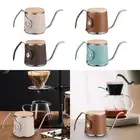 Pour over Kettle PU Leather Wrap Gooseneck Kettle for Home Cafe Coffee Maker