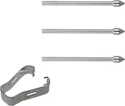 3 Pcs/Set Metal Nibs-Replacement for Galaxy Tab S6-Lite S-Pen, Tips Replacement Galaxy Tab S6 Lite S Pen, Metal Nibs/Tips Replacement for Samsung Galaxy Tab S6 Lite SPen + Tweezer
