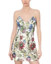 Alice and Olivia Tayla Structured Lantern Dress