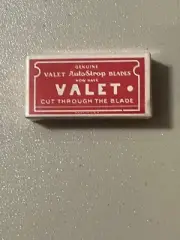 Valet Auto Strop Double Edge Razor Blades Still Sealed NOS 10 Pack
