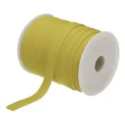 1/2 Inch Double Fold Bias Tape Continuous Bulk Bias Tape (Gold 55 Yards)