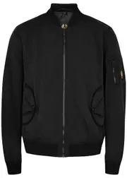Belstaff Quest Shell Bomber Jacket - Black - S S