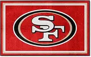 FANMATS - 6604 NFL San Francisco 49ers Nylon Face 4X6 Plush Rug 46"x72"