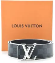 Louis Vuitton Damier Cobalt reversible size 40 LV 110 Mens belt