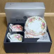 Royal Albert Old Country Rose Coffee Cup Set