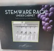 NEW Oenophilia Stemware Rack Under Cabinet
