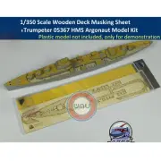 1/350 Wooden Deck Masking Sheet Metal Barrel for Trumpeter 05367 HMS Argonaut