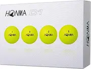 [Honma] D1 Golf Balls 3 Dozens Set Yellow