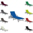 Garden Sun Lounger with Cushion Outdoor Seat Day Bed Solid Wood Acacia vidaXL