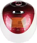 6-Cup Pressure Rice Cooker & Warmer, Multi-Functional, Slow Cooker, Brown, GABA,