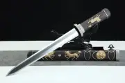 Decorative Ornate Ceremonial Dagger Display Chinese Knife Folded Steel Blade